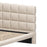 Zuo Modern Placid Queen Bed, Beige