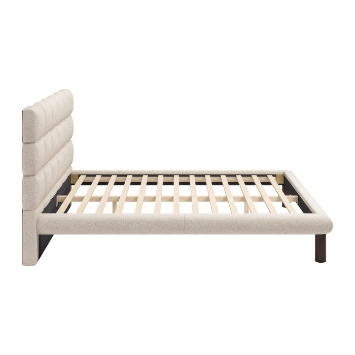 Zuo Modern Placid King Bed, Beige