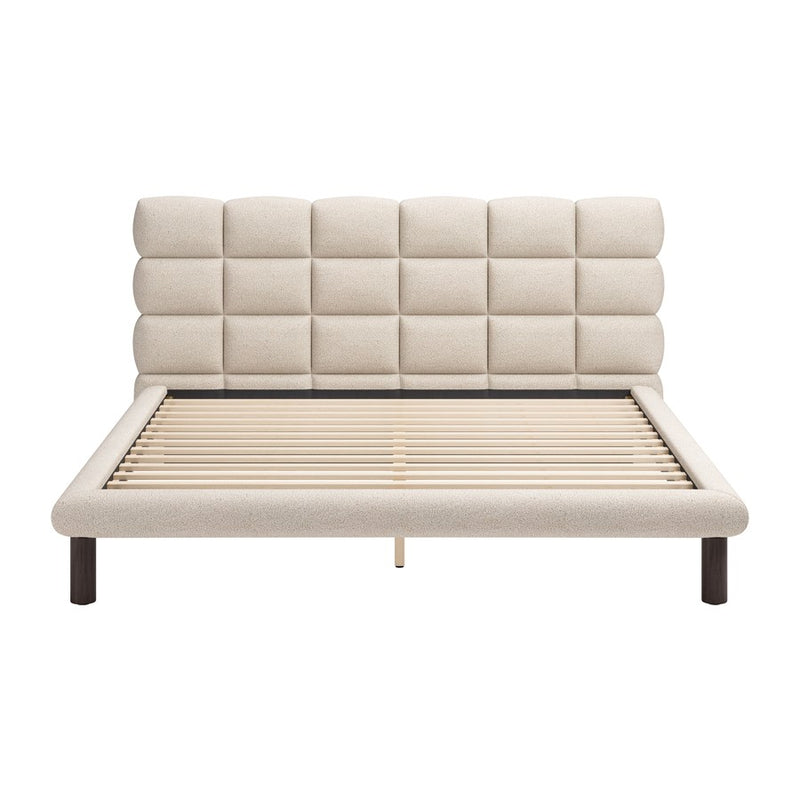 Zuo Modern Placid King Bed, Beige