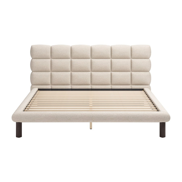 Zuo Modern Placid King Bed, Beige