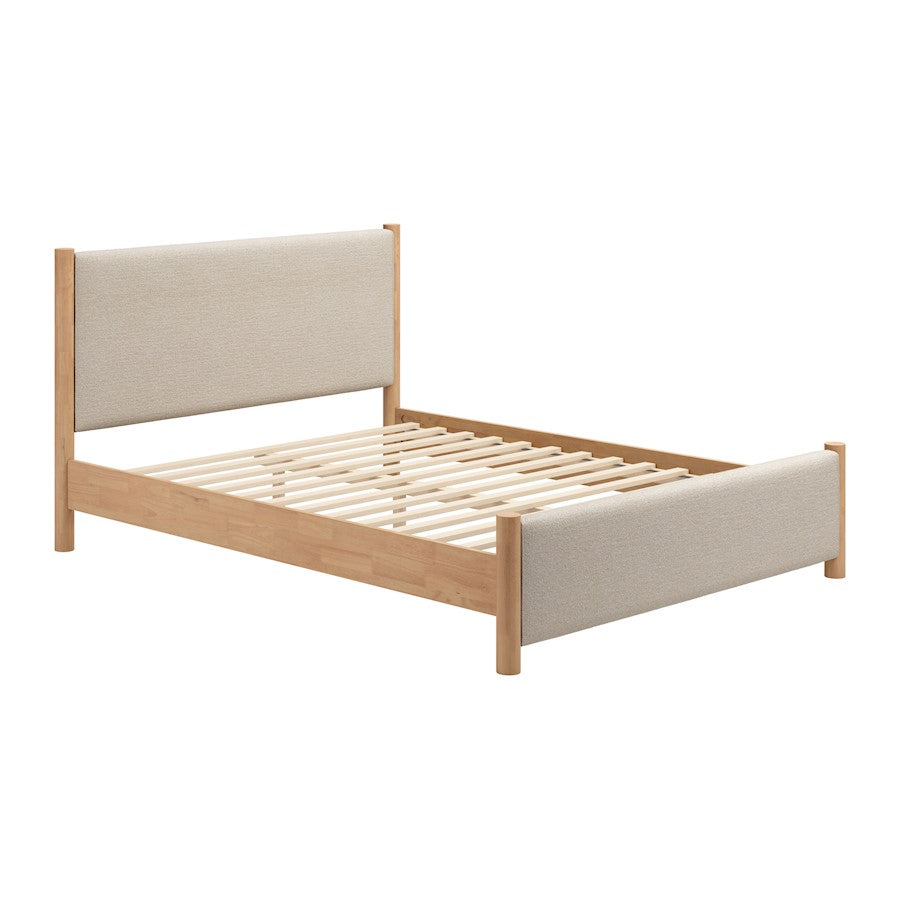 Zuo Modern Hadi Queen Bed, Beige/Natural - 110670