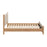 Zuo Modern Hadi Queen Bed, Beige/Natural