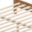 Zuo Modern Hadi Queen Bed, Beige/Natural