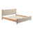 Zuo Modern Hadi King Bed, Beige/Natural - 110671