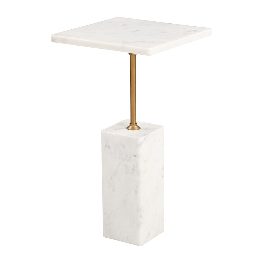 Zuo Modern Naht Side Table, White - 110672