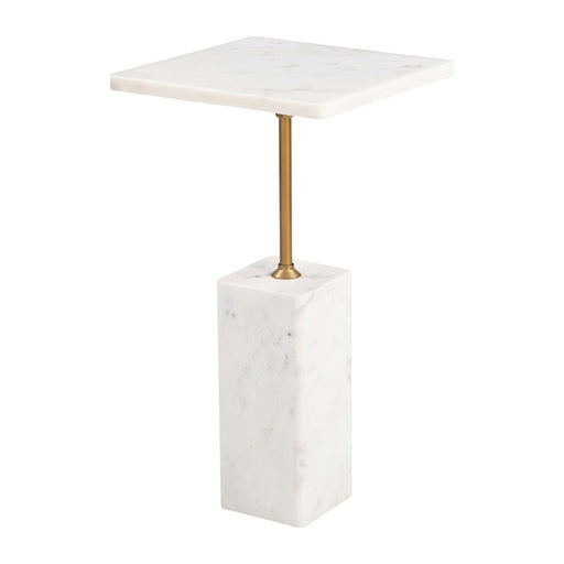 Zuo Modern Naht Side Table, White