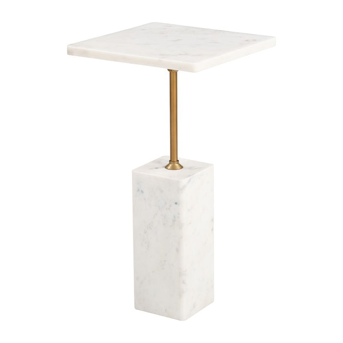 Zuo Modern Naht Side Table, White