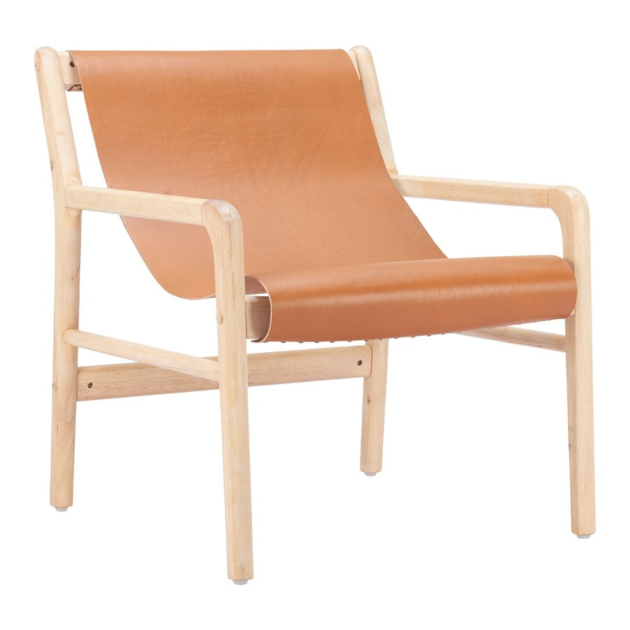 Zuo Modern Doek Accent Chair, Tan - 110685