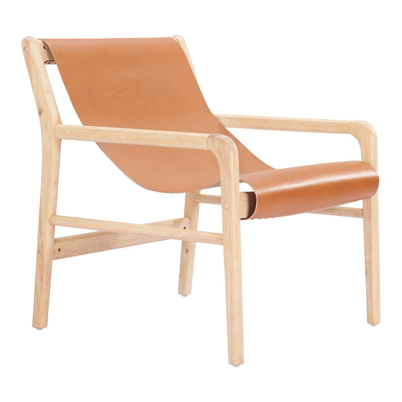 Zuo Modern Doek Accent Chair, Tan