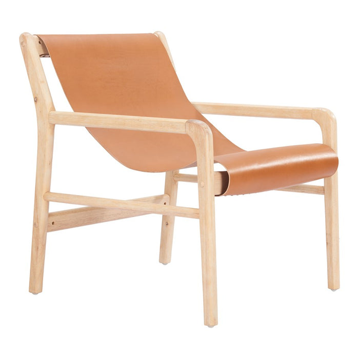 Zuo Modern Doek Accent Chair, Tan