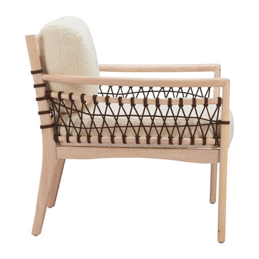 Zuo Modern Wezly Accent Chair, Ivory