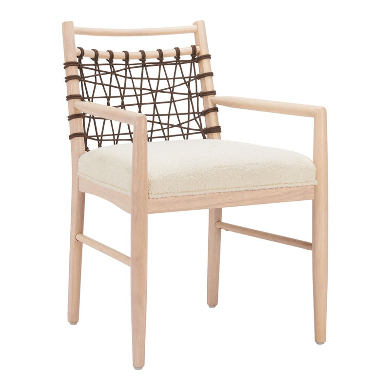 Zuo Modern Wezly Dining Chair/Set of 2, Ivory - 110689