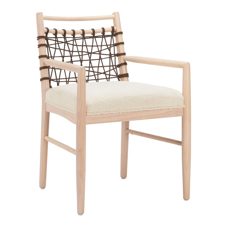 Zuo Modern Wezly Dining Chair/Set of 2, Ivory - 110689