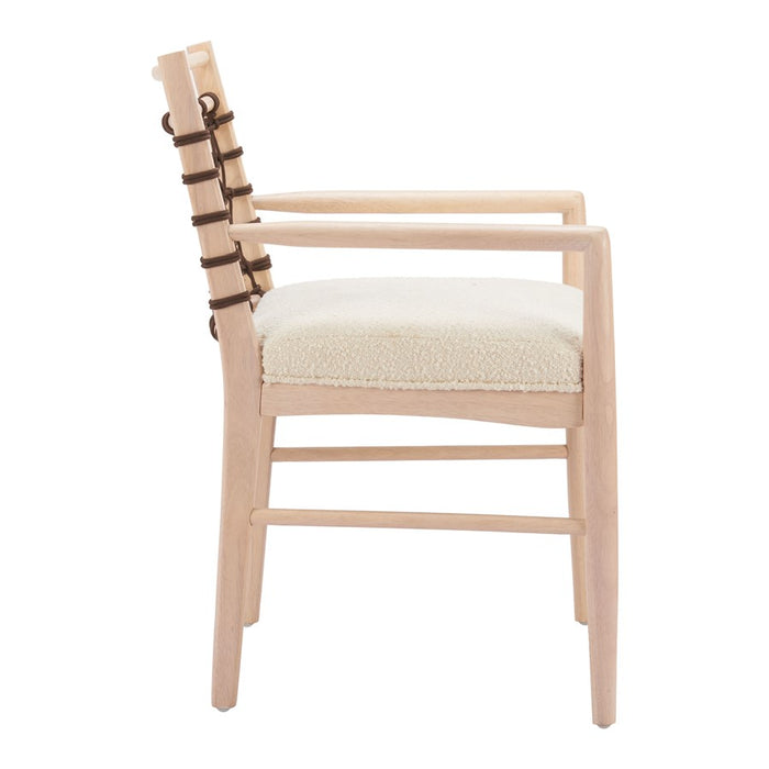 Zuo Modern Wezly Dining Chair, Set of 2, Ivory
