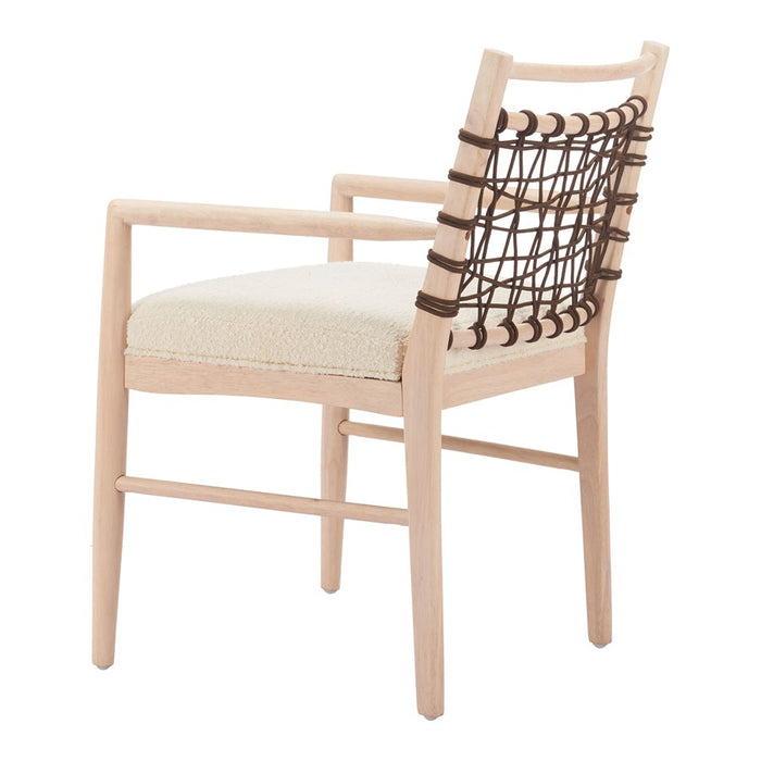 Zuo Modern Wezly Dining Chair, Set of 2, Ivory