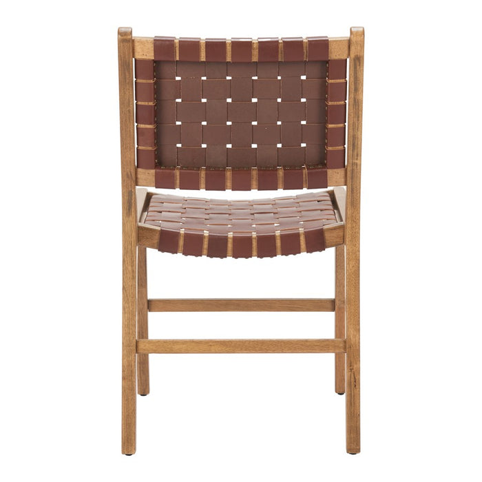 Zuo Modern Feder Dining Chair, Set of 2, Brown