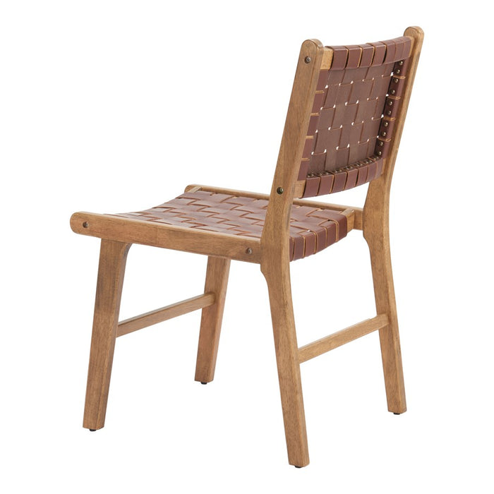 Zuo Modern Feder Dining Chair, Set of 2, Brown