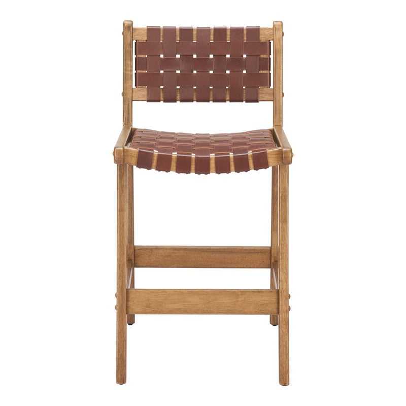 Zuo Modern Feder Counter Stool/Set of 2, Brown