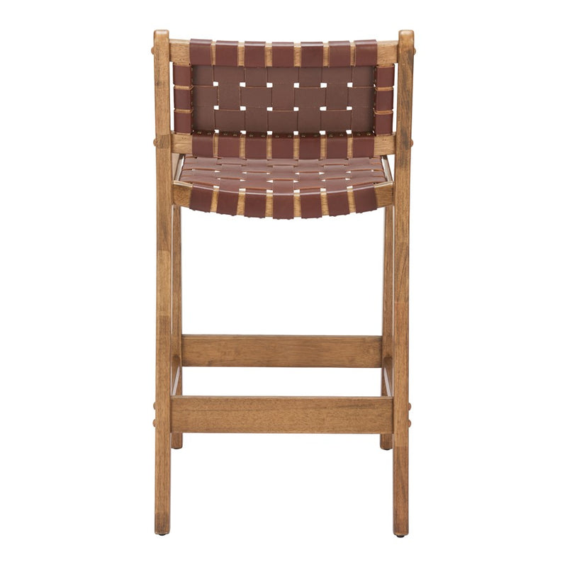 Zuo Modern Feder Counter Stool/Set of 2, Brown