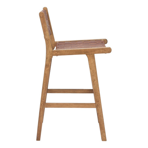 Zuo Modern Feder BarStool/Set of 2, Brown
