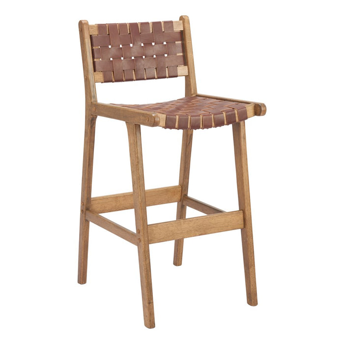 Zuo Modern Feder BarStool/Set of 2, Brown