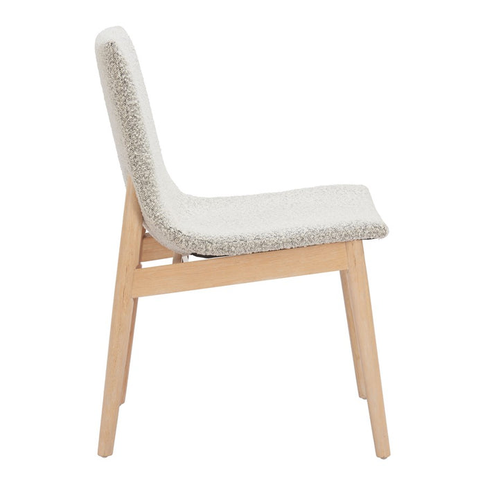 Zuo Modern Raha Dining Chair, Set of 2, Gray/Whitewashed