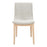 Zuo Modern Raha Dining Chair, Set of 2, Gray/Whitewashed