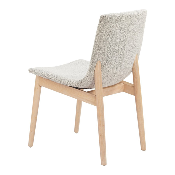 Zuo Modern Raha Dining Chair, Set of 2, Gray/Whitewashed