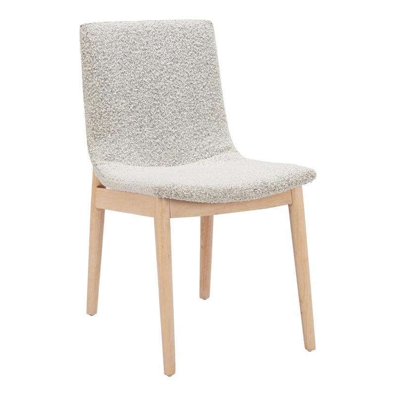 Zuo Modern Raha Dining Chair, Set of 2, Gray/Whitewashed