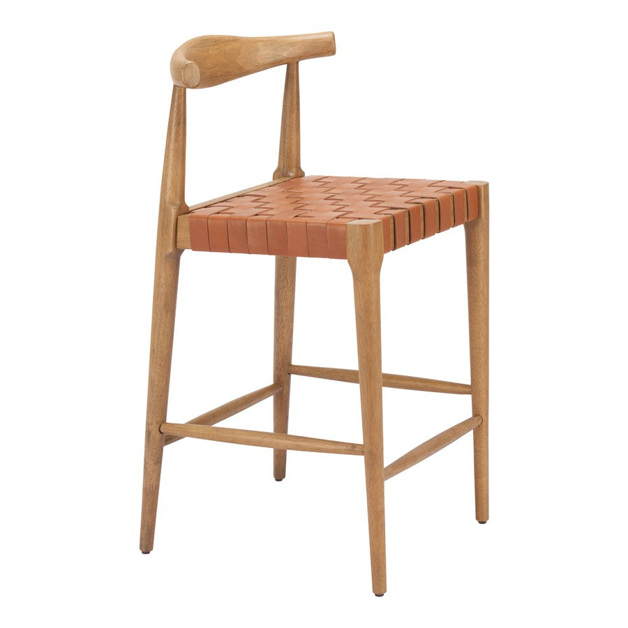 Zuo Modern Bandani Counter Stool, Tan - 110698