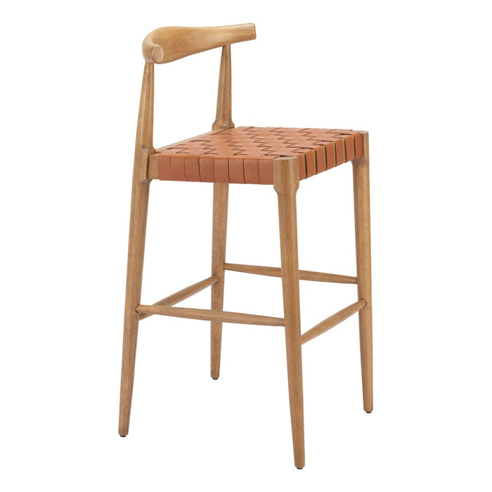 Zuo Modern Bandani BarStool, Tan - 110699