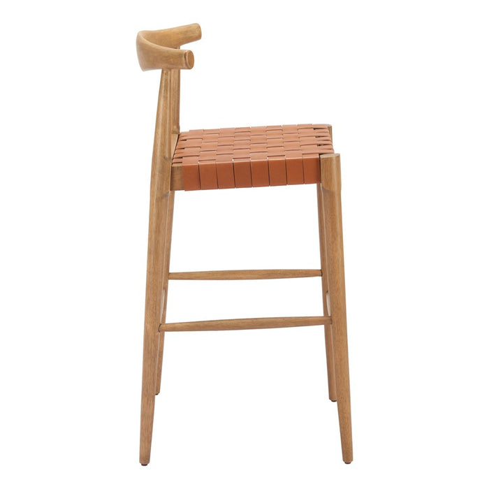 Zuo Modern Bandani BarStool, Tan
