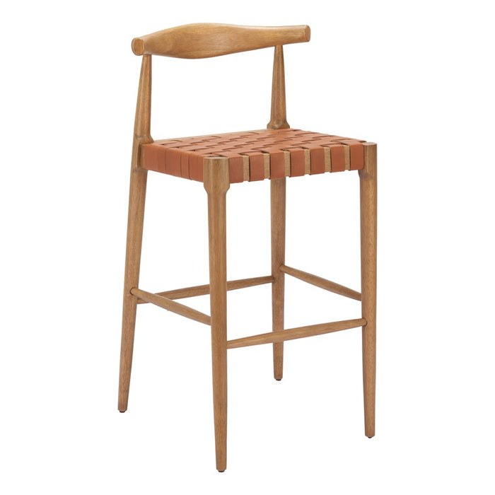 Zuo Modern Bandani BarStool, Tan