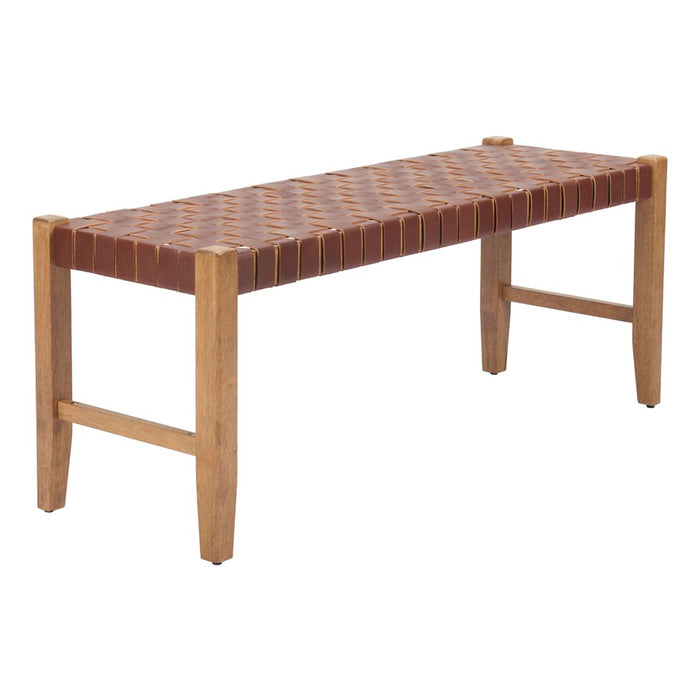 Zuo Modern Bandani Bench, Brown
