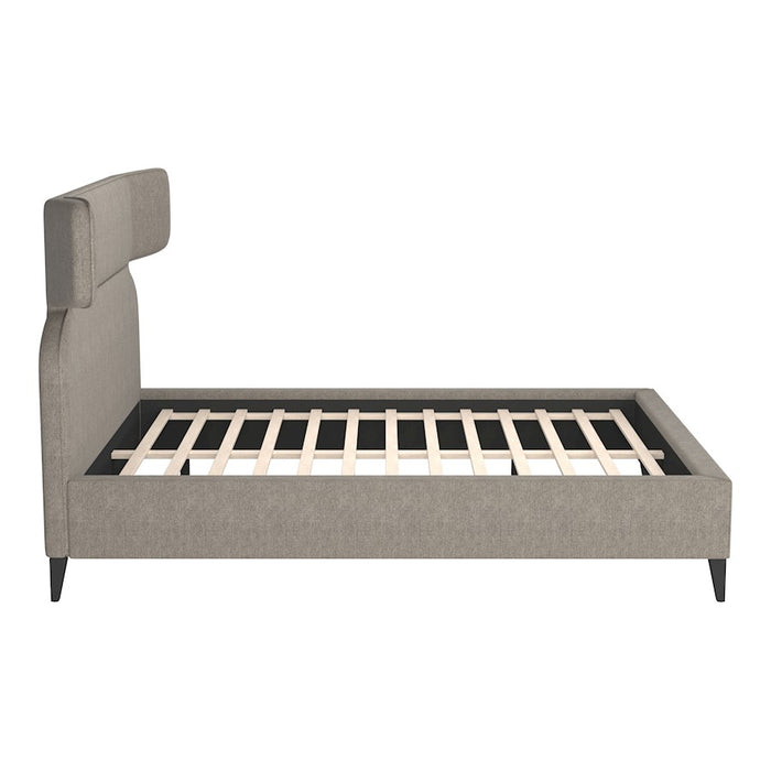 Zuo Modern Dusa Queen Bed, Olive Brown