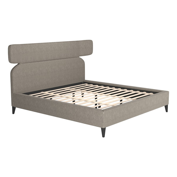 Zuo Modern Dusa King Bed, Olive Brown