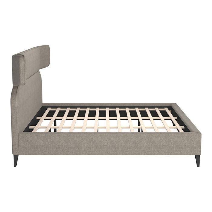 Zuo Modern Dusa King Bed, Olive Brown