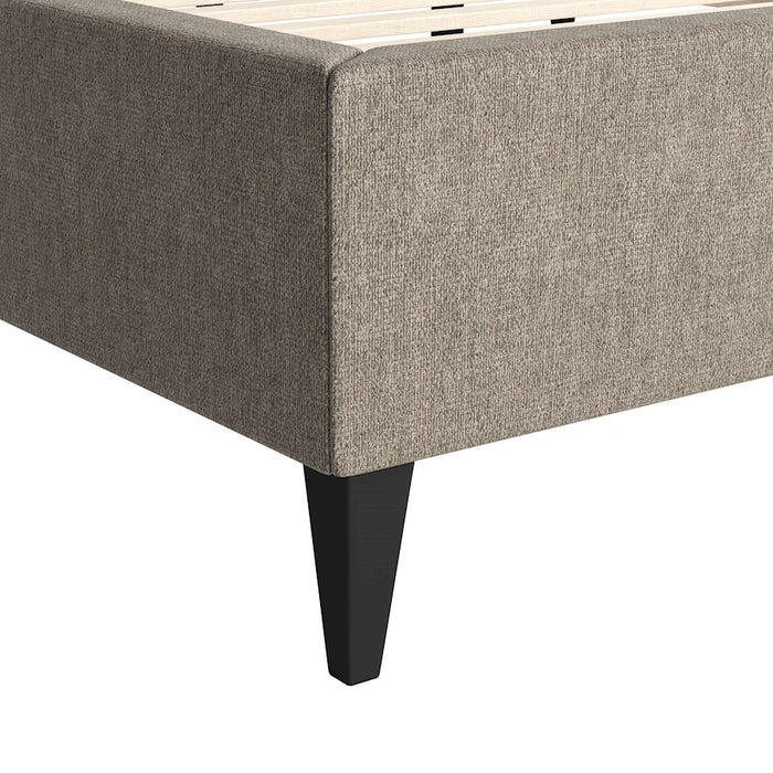 Zuo Modern Dusa King Bed, Olive Brown