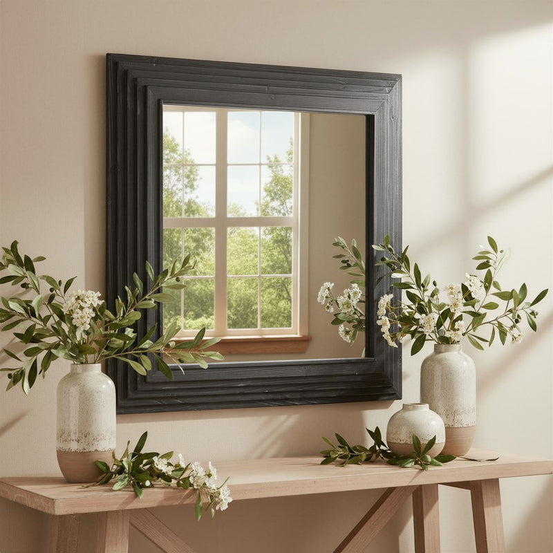 Zuo Modern Kare Mirror, Black