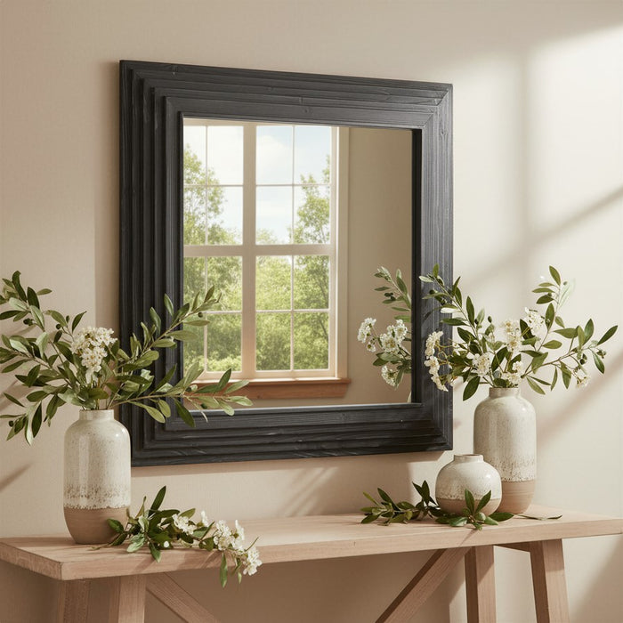 Zuo Modern Kare Mirror, Black