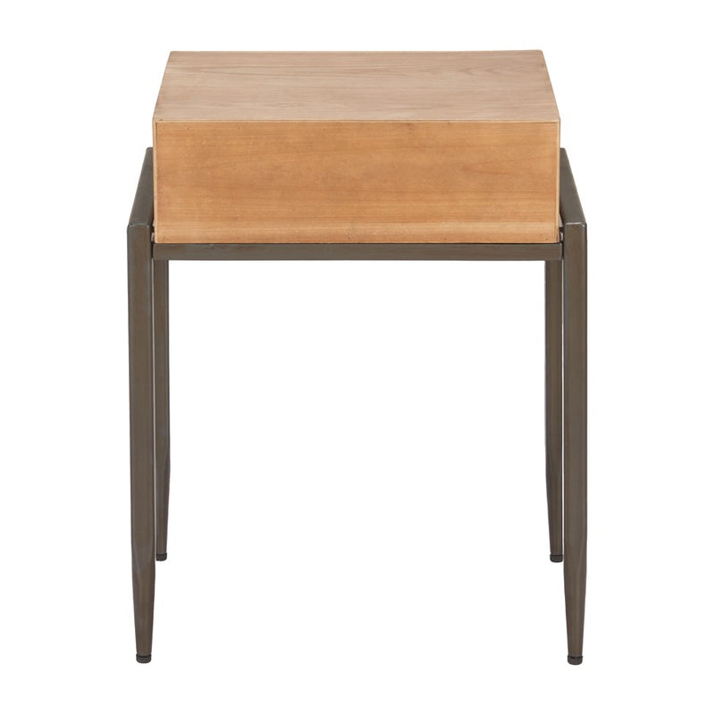 Zuo Modern Verec Side Table, Natural