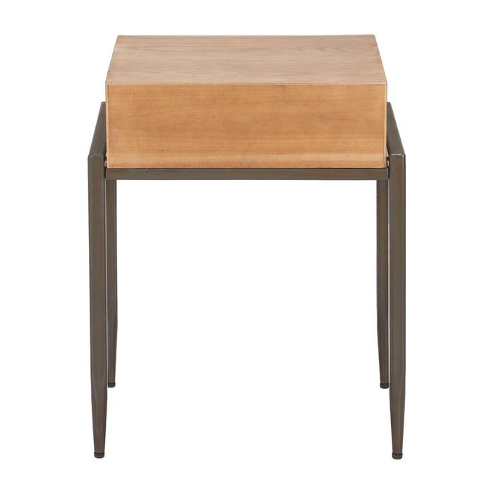 Zuo Modern Verec Side Table, Natural