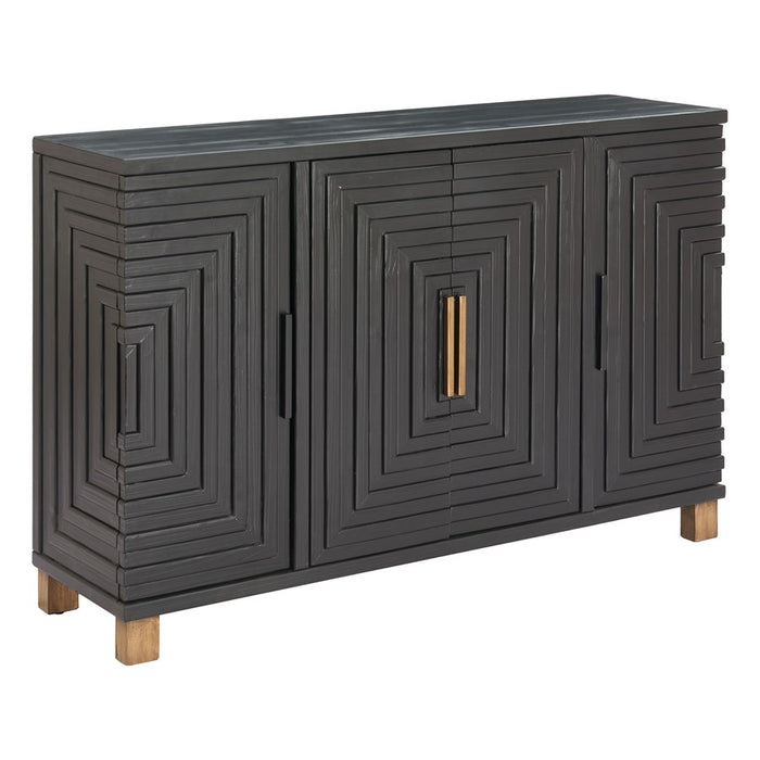 Zuo Modern Trazo Cabinet, Black - 110727