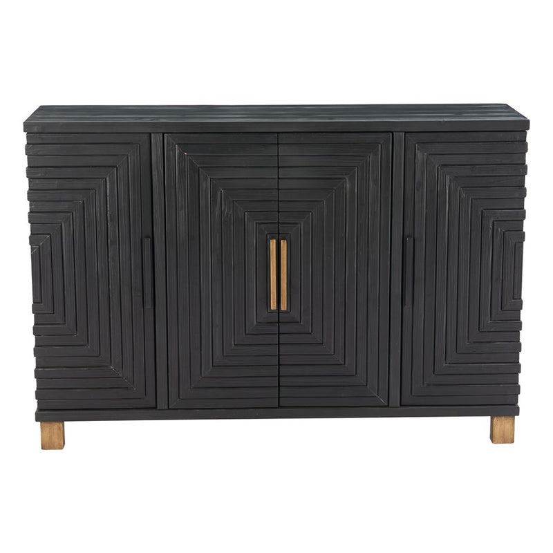 Zuo Modern Trazo Cabinet, Black