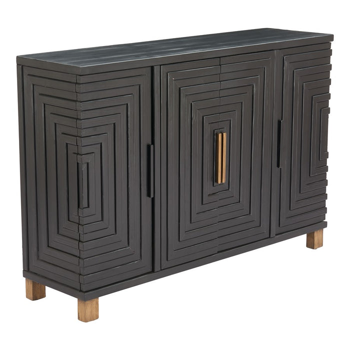Zuo Modern Trazo Cabinet, Black