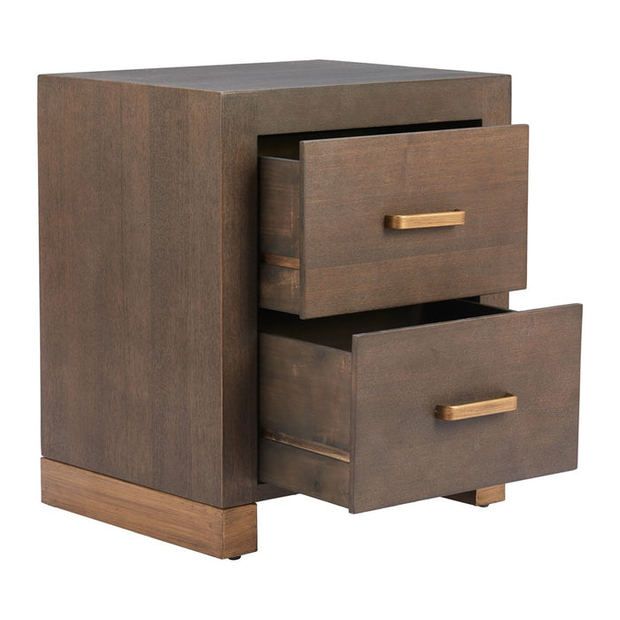Zuo Modern Sivar Side Table, Espresso