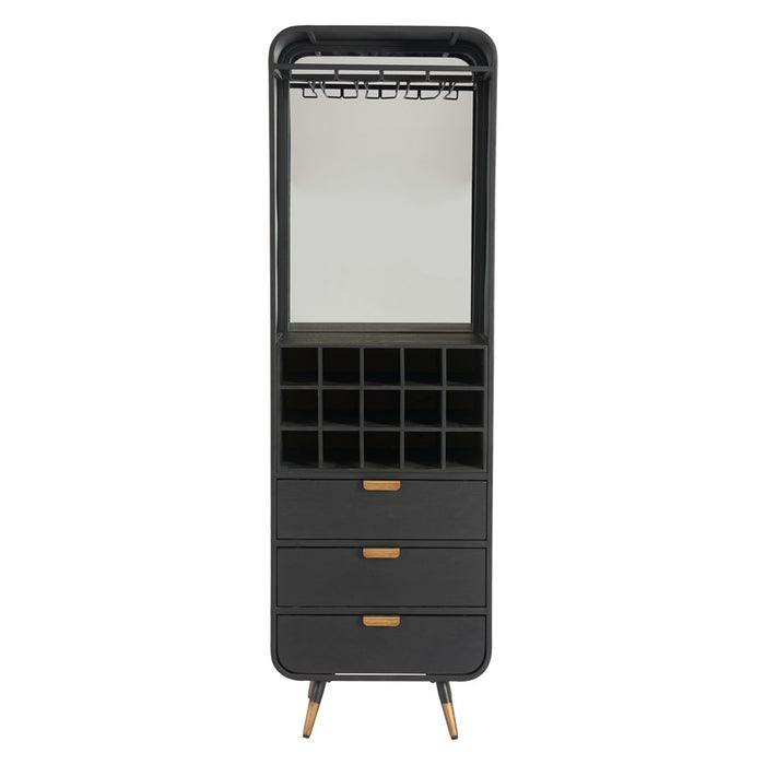 Zuo Modern Magara Bar Cabinet, Black