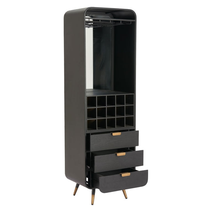 Zuo Modern Magara Bar Cabinet, Black