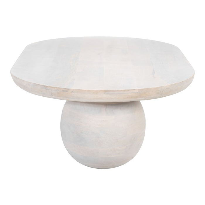 Zuo Modern Gihak Coffee Table, Whitewashed