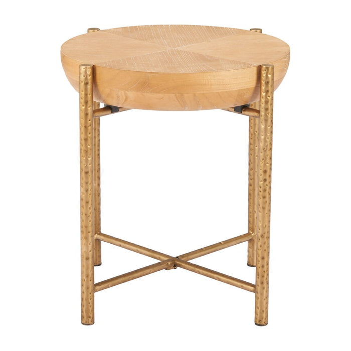 Zuo Modern Halva Side Table, Natural